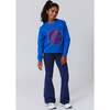 New York Knicks Basketball Girls Crew in Blue Gems - Sweatshirts - 2