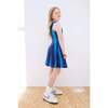 New York Knicks Basketball Girls Skater Dress in Blue Ombre - Dresses - 2