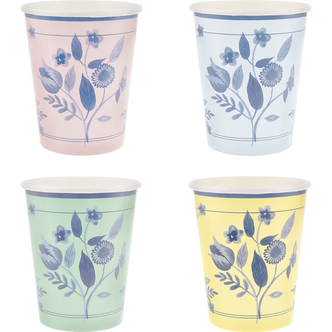 Vintage Botanical Cups