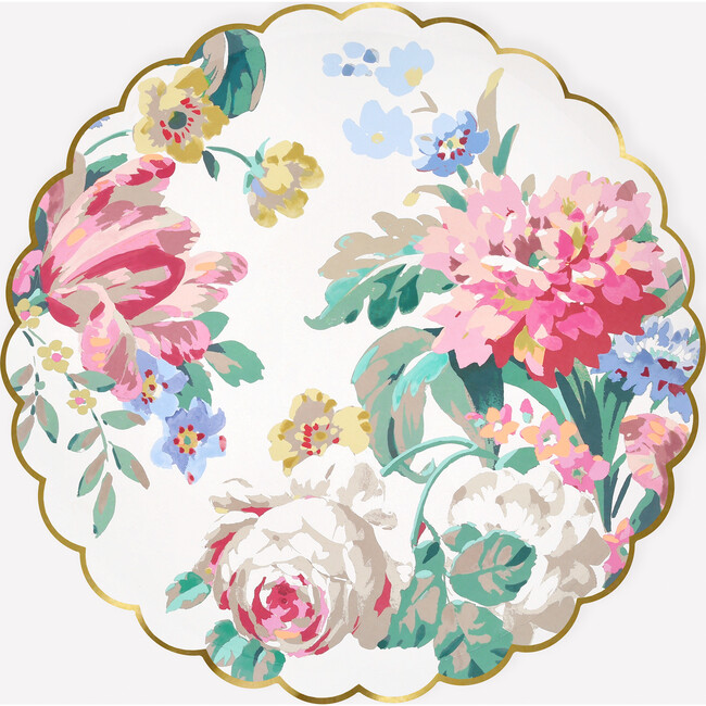 Rococo Floral Dinner Plates
