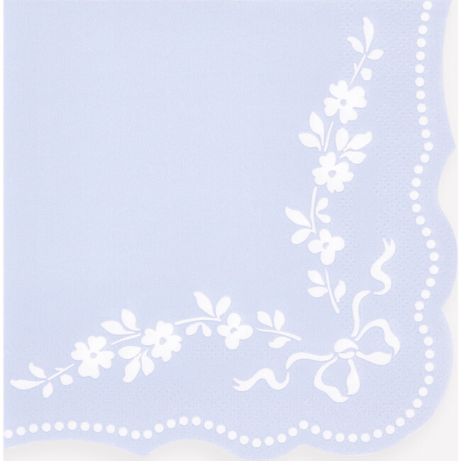 Rococo Blue Small Napkins