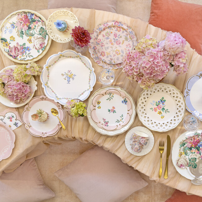 Rococo Floral Dinner Plates