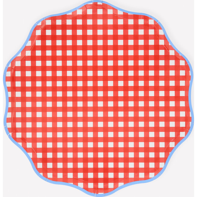 Red Gingham Side Plates - Party - 1
