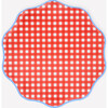 Red Gingham Side Plates - Party - 1 - thumbnail
