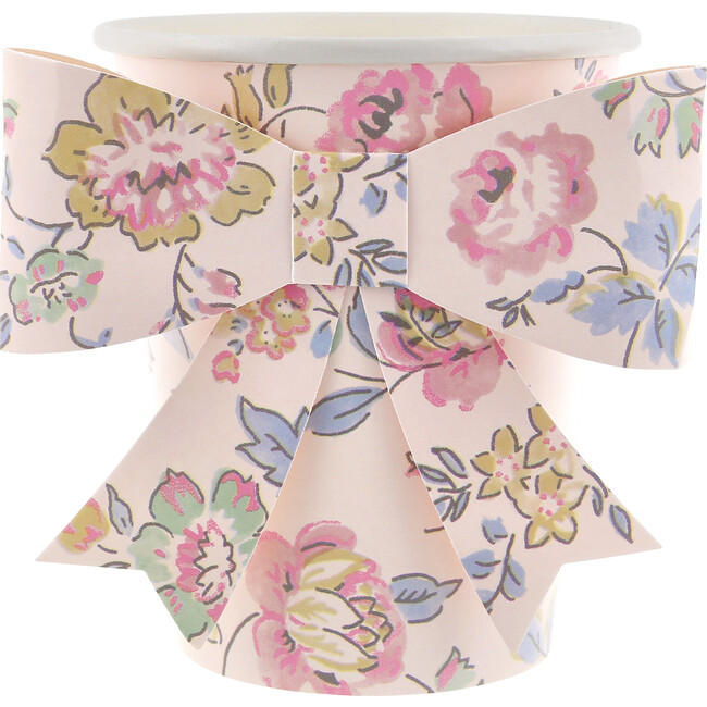 Pink Chintz Bow Cups
