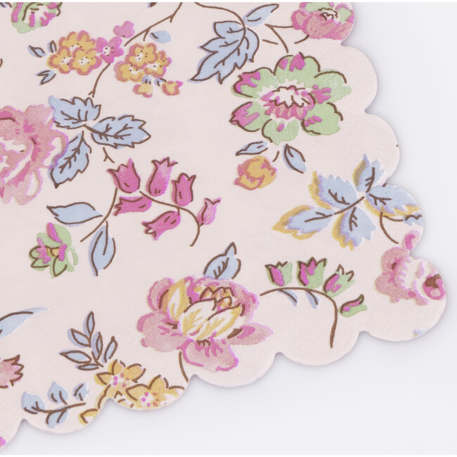 Pink Chintz Small Napkins