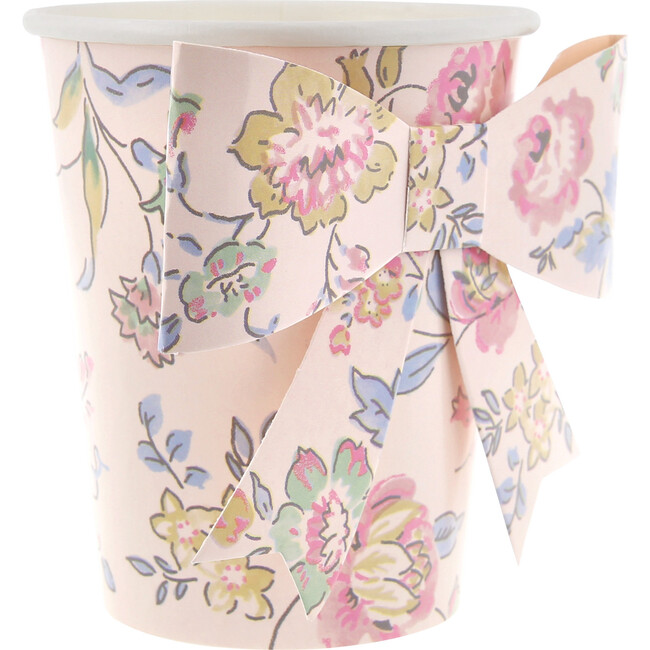 Pink Chintz Bow Cups - Party - 3