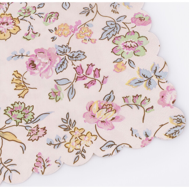 Pink Chintz Large Napkins