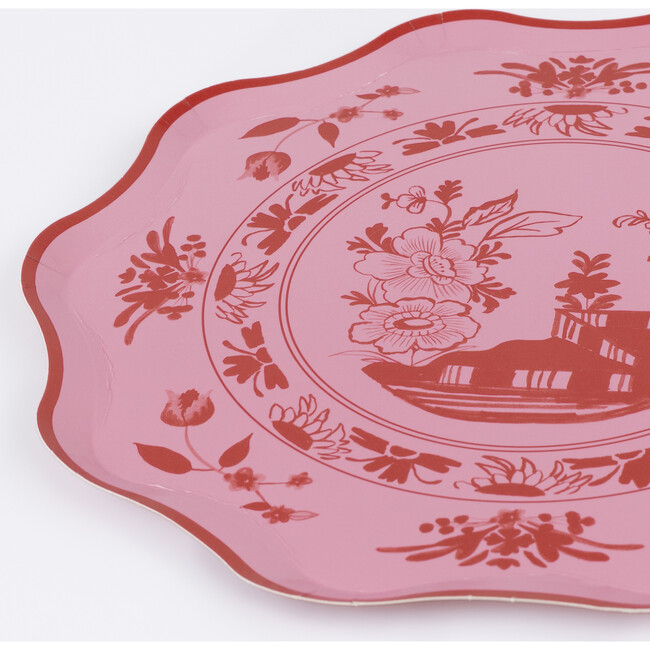 Pink Vintage Botanical Side Plates - Party - 3