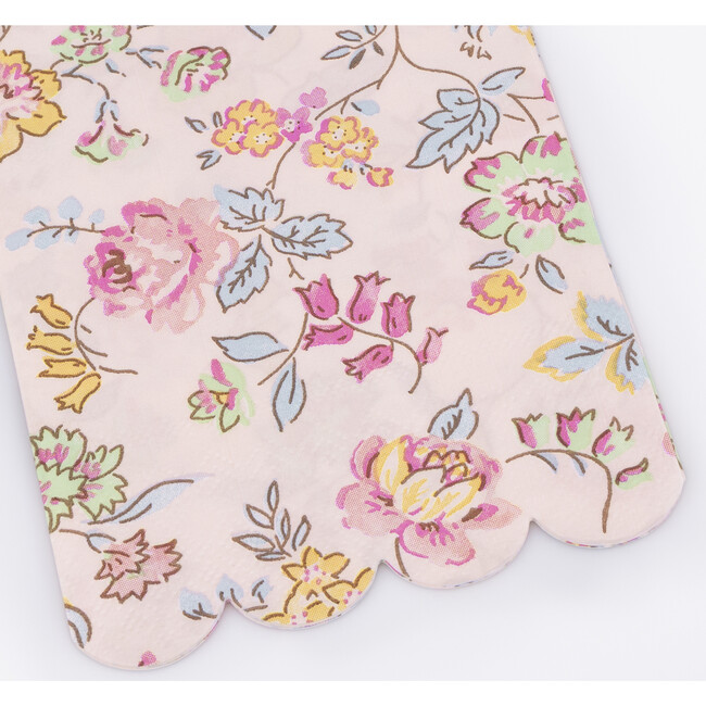 Pink Chintz Guest Towels