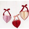 Honeycomb Heart Decorations - Party Accessories - 1 - thumbnail