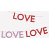 Glitter Fabric Love Garland - Party Accessories - 1 - thumbnail
