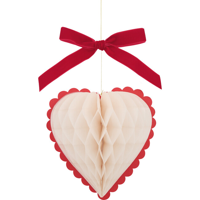 Honeycomb Heart Decorations - Party Accessories - 4