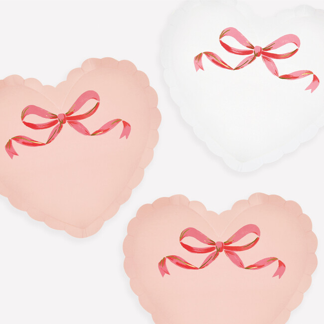 Coquette Heart Plates