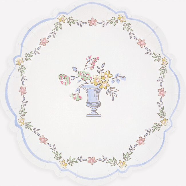 Chintz Border Dinner Plates