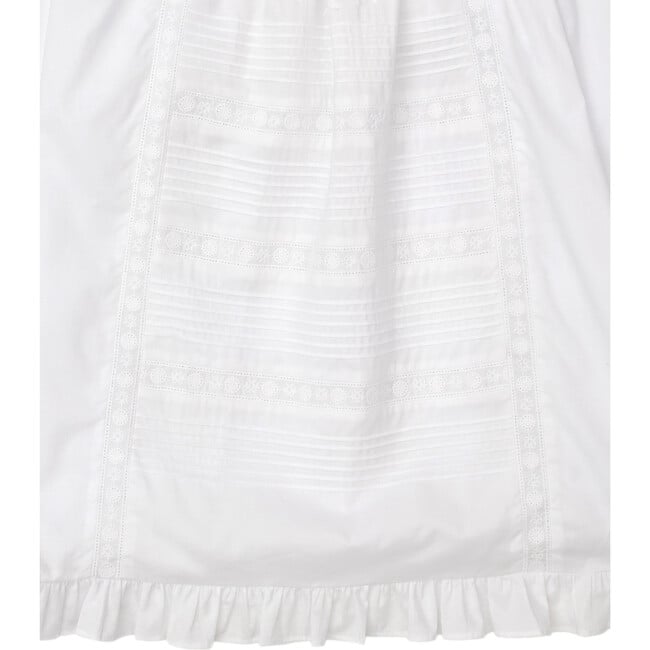 Nicole L/S Christening Gown & Hat Set, White - Ceremonial Dresses - 2