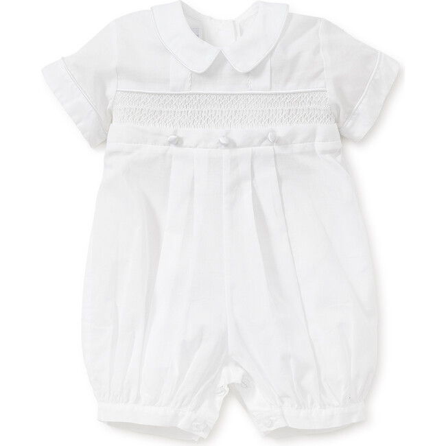 Phillip S/S Convertible Christening Gown & Hat Set, White