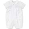 Graham S/S Christening Convertible Gown & Hat Set, White - Rompers - 3 - thumbnail