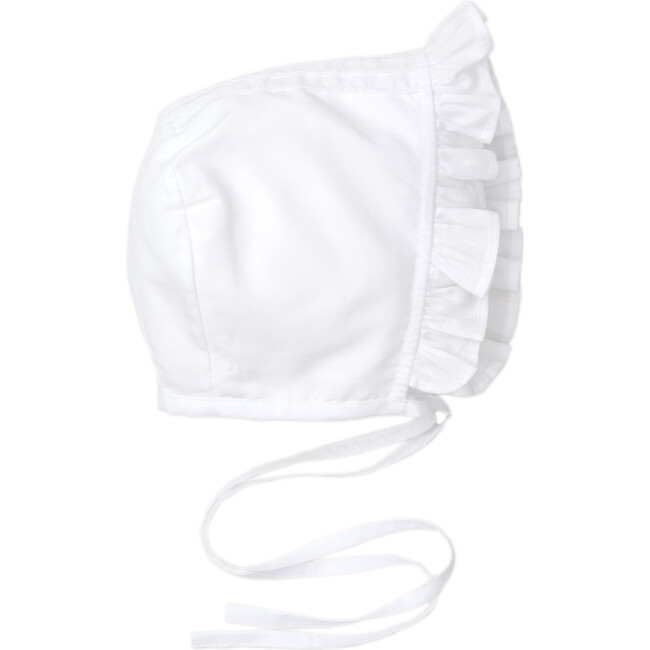 Nicole S/S Christening Gown & Hat Set, White - Ceremonial Dresses - 4