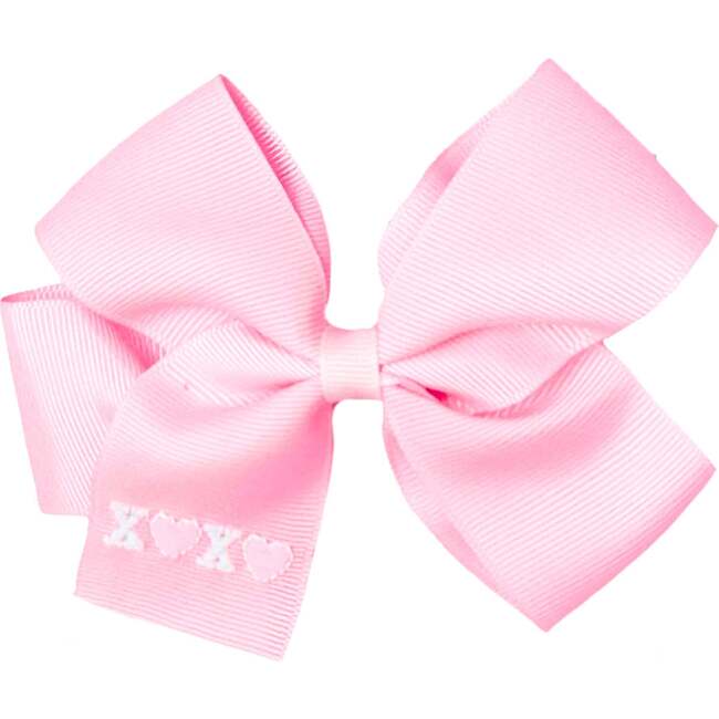 XOXO Hair Bow, Pink