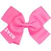 XOXO Hair Bow, Hot Pink - Hair Accessories - 1 - thumbnail