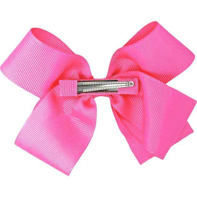 XOXO Hair Bow, Hot Pink