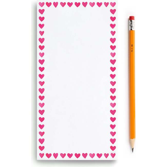 Mini Hearts Frame Market Notepad