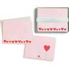 Mini Hearts Blush Flat Note Set - Paper Goods - 2 - thumbnail