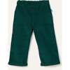 Recycled Cotton Evergreen Grid Corduroy Pant, Green - Pants - 1 - thumbnail