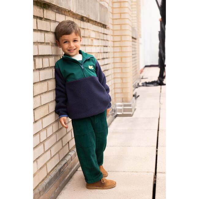 Recycled Cotton Evergreen Grid Corduroy Pant, Green