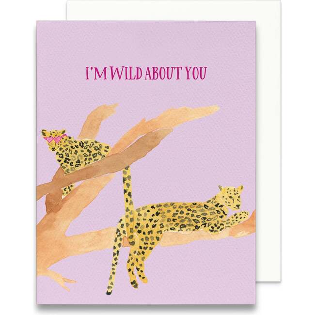 Wild About You Cheetah Greeting Card