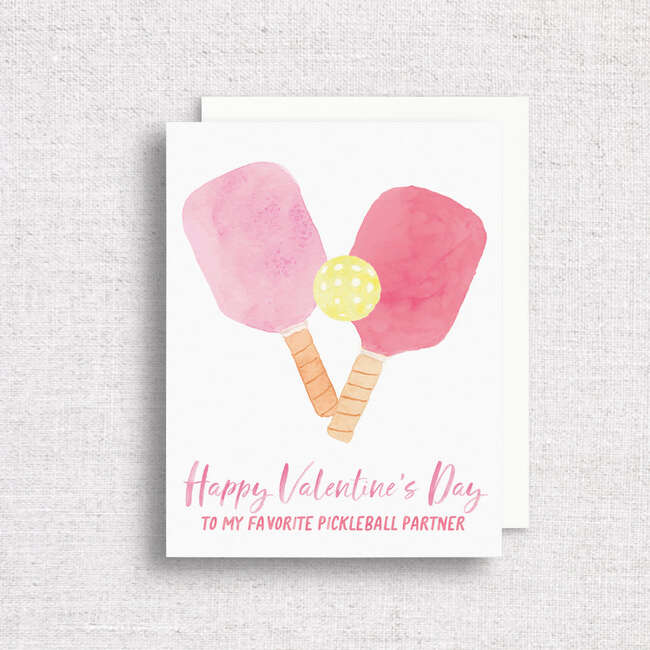 Pickleball Valentine's Day Card