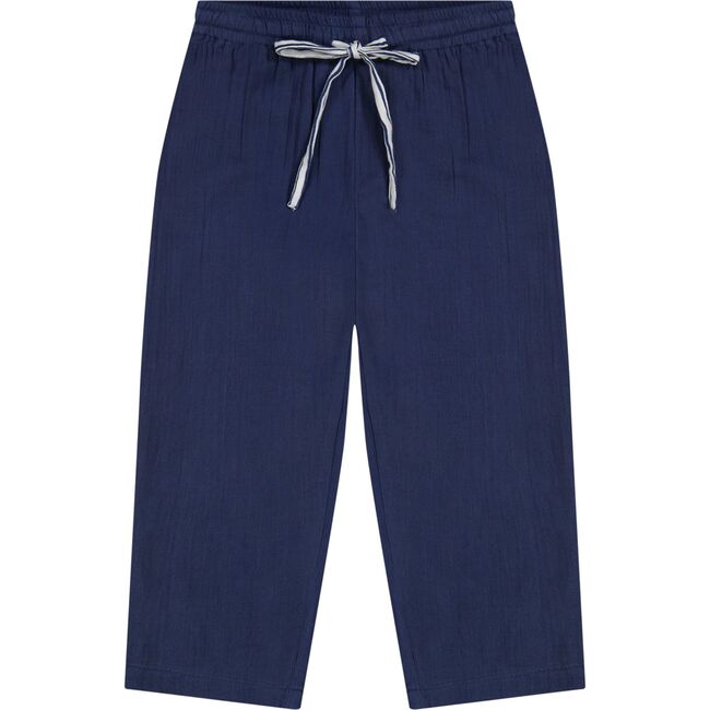 La Plage Boys Drawstring Pants Lapis Blue, Blue