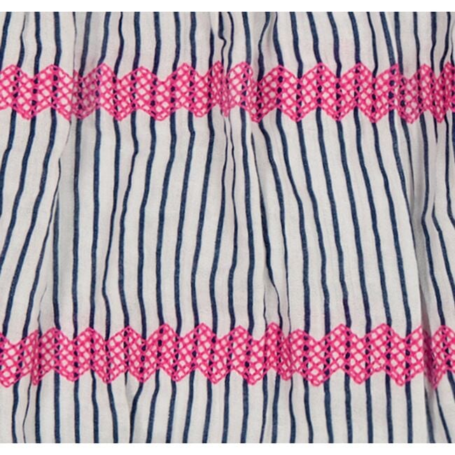 Mini Capucine Girls Marine Stripe, Blue - Cover-Ups - 3