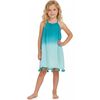 Mini Chantal Girls Dress Aqua Ombre, Green - Dresses - 2