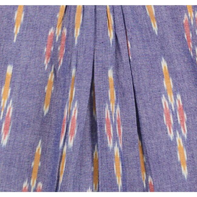 Marina Women's Mini Dress Chambray Ikat, Blue - Dresses - 3