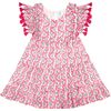 Sophie Girls Tassel Dress Jaipur Bloom, Pink - Dresses - 1 - thumbnail