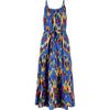 Sabine Womens Maxi Dress Fiesta Blue Ikat, Blue - Dresses - 1 - thumbnail