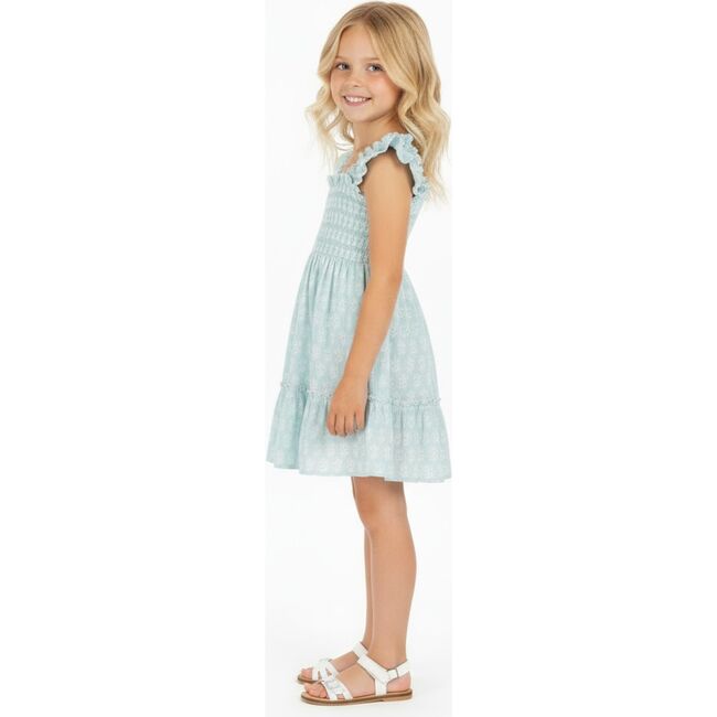 Mini Paloma Girl's Dress Seafoam Booty, green - Dresses - 3