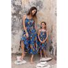 Sabine Womens Maxi Dress Fiesta Blue Ikat, Blue - Dresses - 3