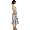 Giselle Women's Maxi Dress La Creme Ikat, Cream - Dresses - 3