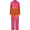 Clementine Womens Top & Pant Set Flamingo Ombre, Pink - Mixed Apparel Set - 1 - thumbnail