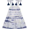 Bella Girls Shoulder Tie Sundress Navy Shibori, Blue - Dresses - 1 - thumbnail