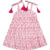 Bella Girls Shoulder Tie Sundress Jaipur Bloom, Pink - Dresses - 1 - thumbnail