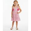 Bella Girls Shoulder Tie Sundress Jaipur Bloom, Pink - Dresses - 2