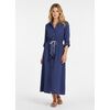 Anais Women's Shirtdress Lapis Blue, Blue - Dresses - 2