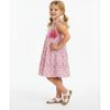 Bella Girls Shoulder Tie Sundress Jaipur Bloom, Pink - Dresses - 3