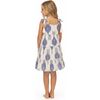 Bella Girls Shoulder Tie Sundress La Ceme Ikat, Cream - Dresses - 3