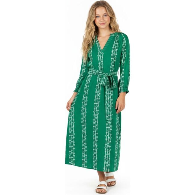 Anouk Women's Kaftan Jungle Seashells, Green - Dresses - 3