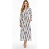 Anais Women's Shirtdress La Creme Ikat, Cream - Dresses - 3